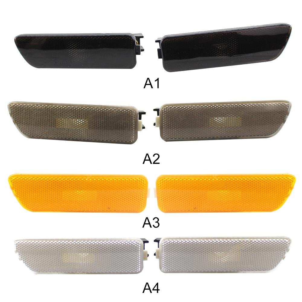 1 Pair Car Front Bumper Side Marker Lights Turn Signal Lamp Indicators For VW Golf 4 Jetta MK4 1999-2005 Blinker Lens