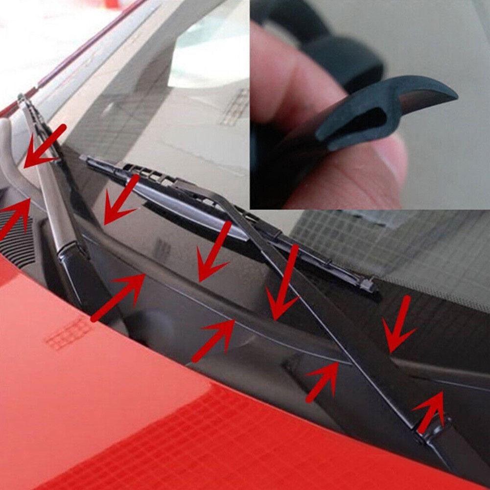 Type H Car Front Windshield Seals Rubber Rear Window Weatherstrip Sunroof Seal Strip Trim Moulding Sealing For BMW E46 E60 E90