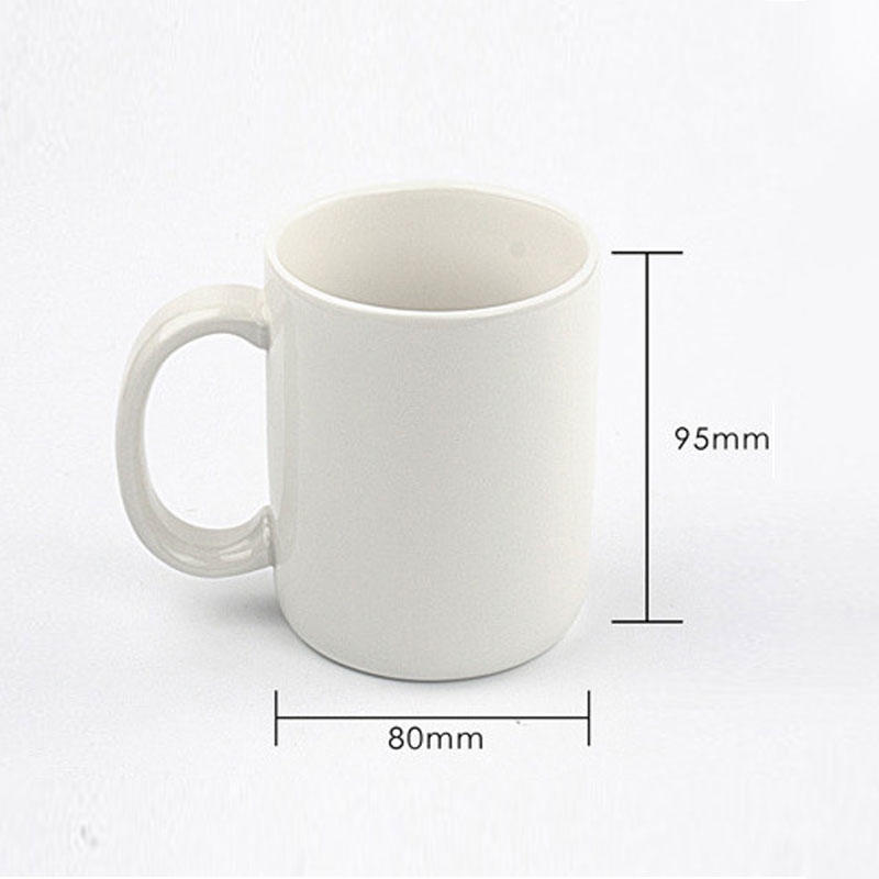 Creative White Middle Finger New Style Mixed Coffee Milk Cup Interesting Ceramic Cup Enough Glass Capacity
