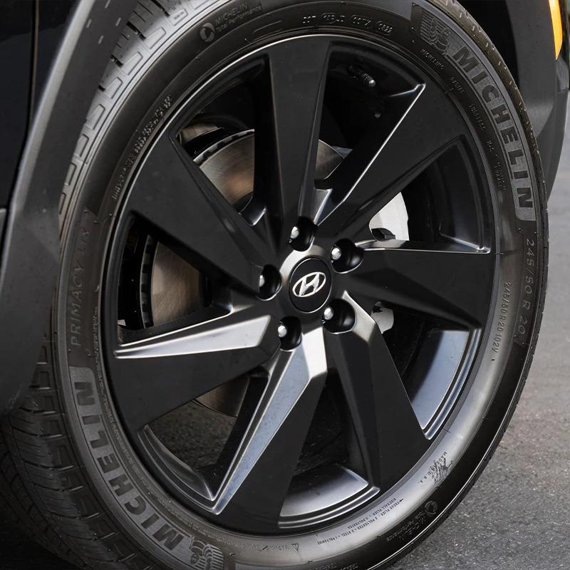 4pcs 56mm 60mm 61mm 65mm Car Wheel Center Caps Hubcap Cover For Hyundai Ioniq Sonata Elantra Solaris Creta Accent Santa Fe I10