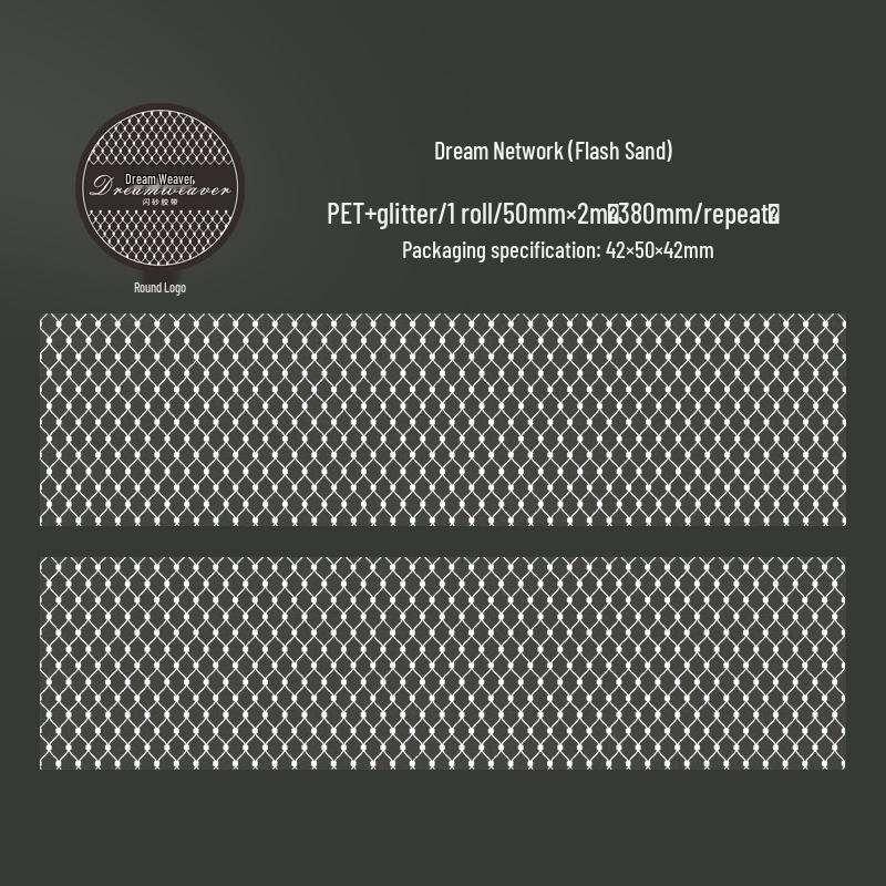 Beautiful Day Glitzer Sand Masking Tape - Dream Weaver Star Serie Loop Aufkleber