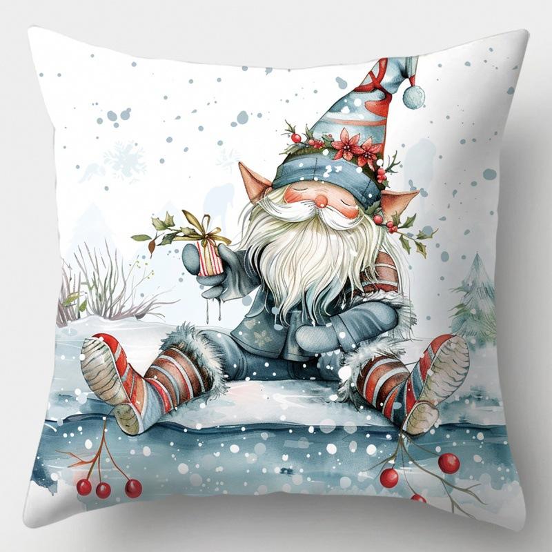 Christmas Pillowcase Office Seat Cushion Home Bedside Pillowcase
