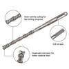 Dww-Forets  bton, 9 pices (5 mm ~ 16 x 160 mm) Forets  carrelage, Forets lectriques SDS-Plus pour perceuses  percussion, Forets cruciformes pour bton,