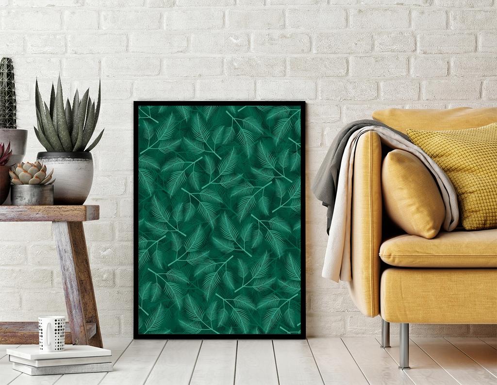 Picture poster In a frame 43x33 cm Leaves P1154