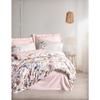 Bedding Set - 1 Duvet Cover 220 X 240 Cm + 2 Pillowcases 60 X 60 Cm - 100% Cotton Sateen - Powder
