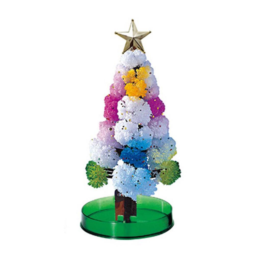 Magic Growing Christmas Tree Growing Tree DIY Paper Crystal Trees Blossom Toys Home Festival Party Decor Props Kid Toy