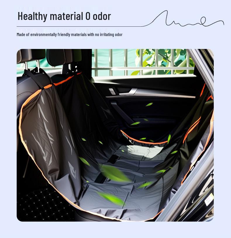 Pet Car Seat Cover: Anti-Dirty, Washable, Removable Cushion for Dogs & Cats. Protects Rear Seats.
