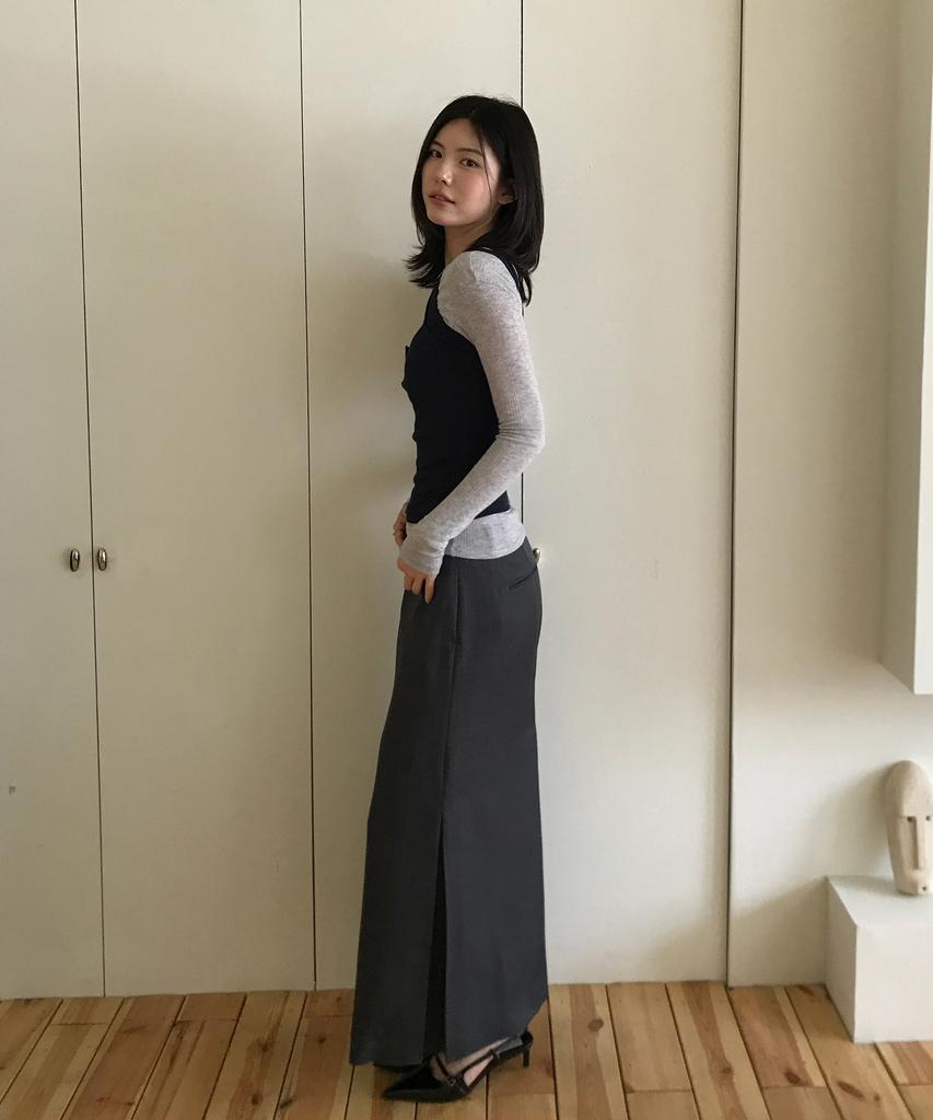 Grove Lynn Long Skirt (2Color)