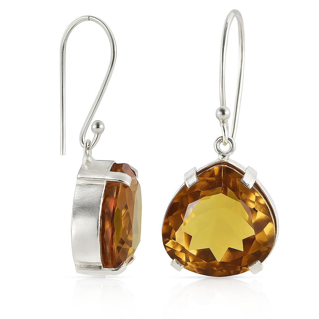 Stunning 70 Ct Natural Certified Alexandrite Pear 7 Color Change Earring Pair AI-130-NS