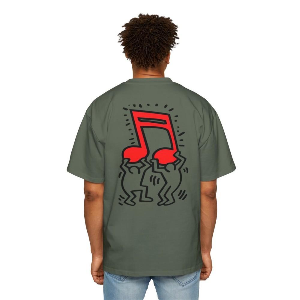 Sound Vibration Heavy Oversized Tee Unisex T-Shirt M