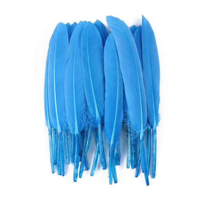 Natural Goose Feather 10-15cm Colorful Feather for Crafts DIY Jewelry Headress Carnival Dream Catcher Plumes Decor