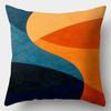 Geometric Color Decorative Pillowcase, Ultra-soft Polyester Material Living Room Sofa Backrest Car Pillowcase Home Decoration