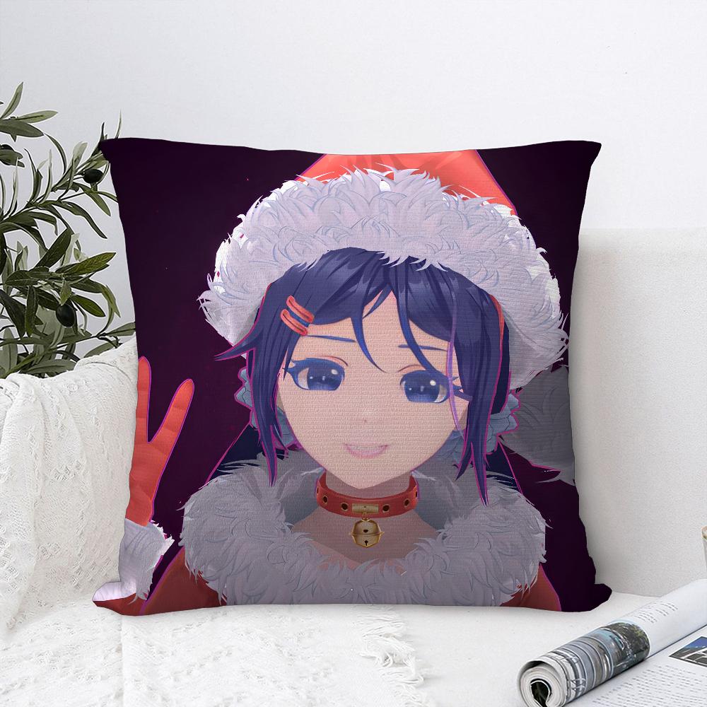 M-MiSide Mita Pillow Case Sofa Decorative Home Double-sided Print Plush Square Throw Pillow Covers Cushion Decor Cover