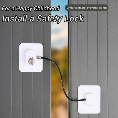 New Anti-opening Baby Child Safety Lock Useful Multifunction Refrigerator Door Latch Door Window Buckle Limiter for Home