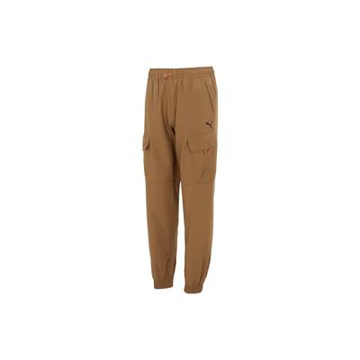 Logo Print Tasche Atmungsaktiv Lässig Lange Hose Herren Unterteile Khaki 680277-93