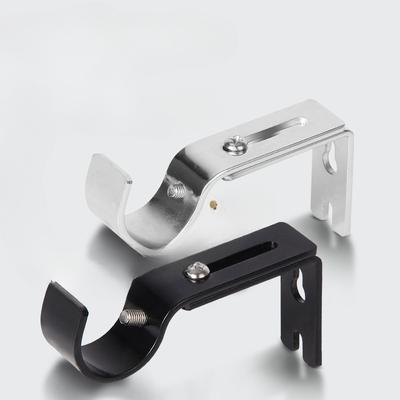 Metallhalterung für römische Gardinenstangen, verstellbare Halterung, Haken, Vorhangzubehör, Gardinenstangenhalterung, universelle Gardinenstangenhalterung