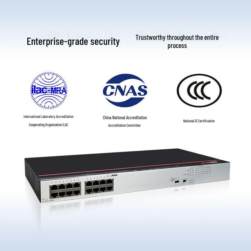 Huawei Smart Selection S1730S-L16PR-A 16-Port Gigabit Managed POE Switch