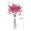 Plastic Material Artificial Eucalyptus Leaves Leaf Stems Fake Flowers Simulated Eucalyptus Flowers 6 Pieces Lot Bouquet Leaves