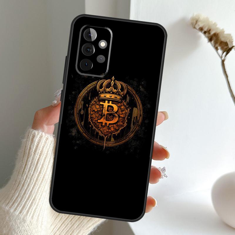 Bitcoin BTC Case For Samsung Galaxy A55 A15 A35 A56 A06 A16 A26 A36 A32 A52 A13 A33 A53 A14 A34 A54 A17