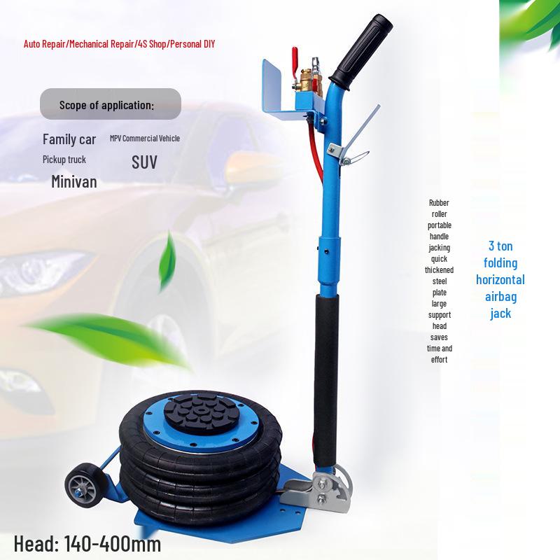 3-Ton Pneumatic Airbag Jack 3T Horizontal Inflatable Pressure Jack