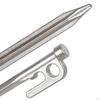 201 Stainless Steel Tent Stakes 4pcs Heavy Duty And Durable Pegs Hook for Campings Outdoor