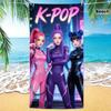 K-Pop Idol Girl Group Cyberpunk Beach Towel Microfiber Soft Quick Dry Gym Sports Towel Anime Bath Towel For Bathroom Swimming