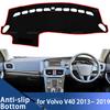 Dashboard Cover for Volvo V40 2013~ 2019 Car Dashboard Cover Dash Board Mat Carpet Pad Sunshade Cape Cushion