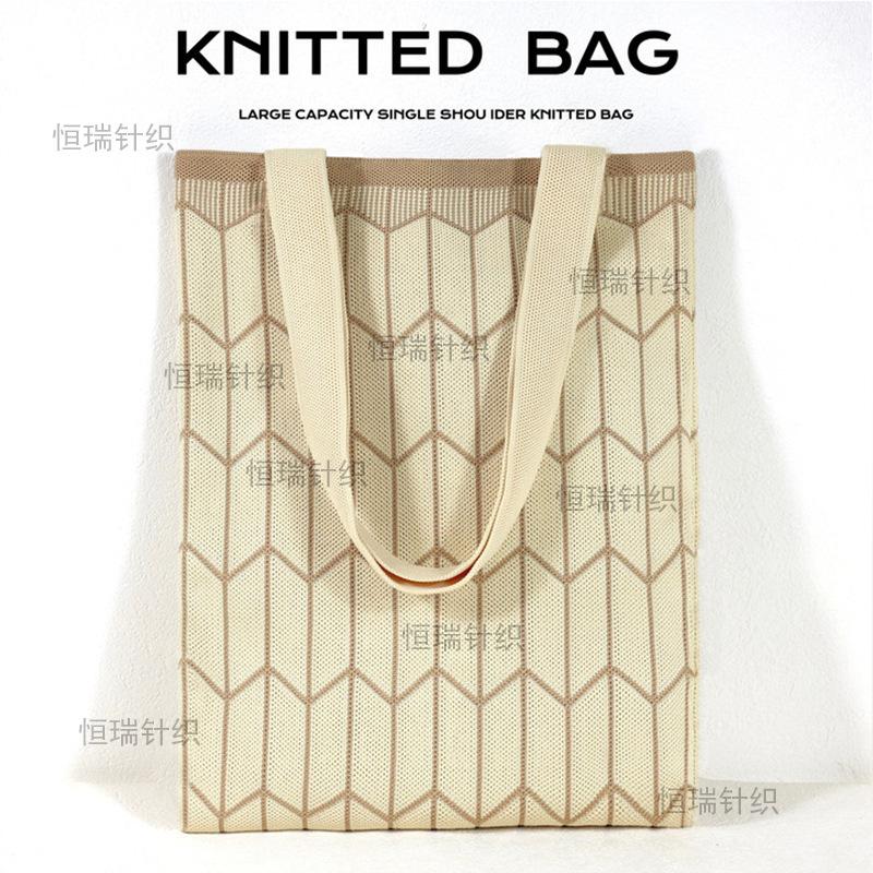 Elephant Xishuangbanna knitted bag wind cartoon cute color matching big bag