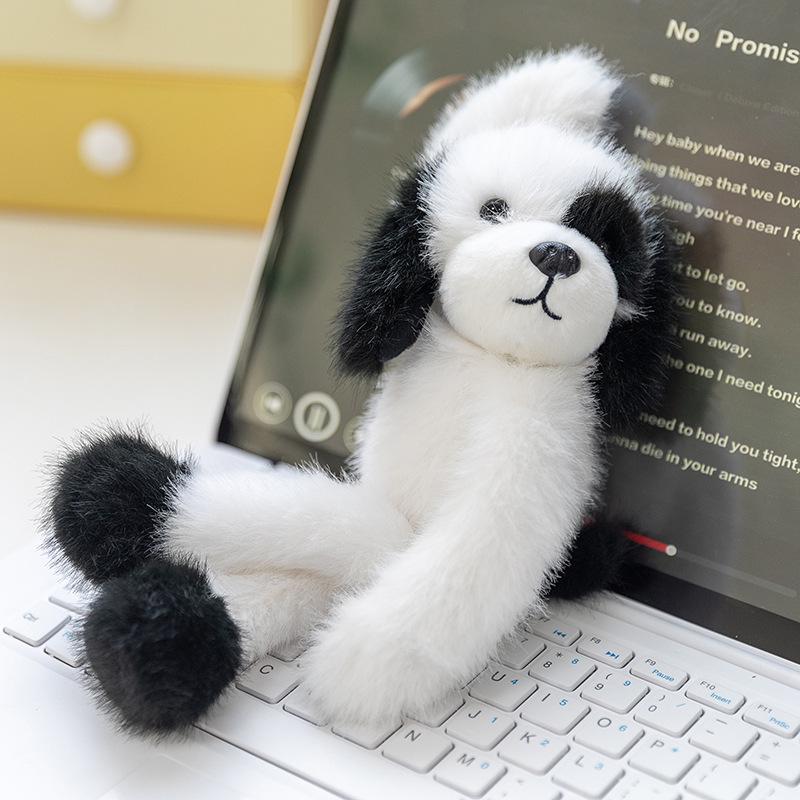 Plush Long-Armed Animal Fridge Magnet Doll - Teddy Bear Dog Car Ornament