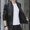 Men's Slim Fit Leather Jackets: Autumn/Winter Velvet, Motorcycle & Flight Styles, Warm & Casual, Korean Design for All Ages.