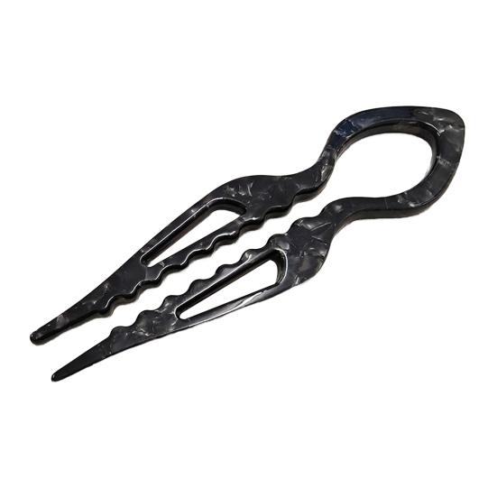 French Hair Pin Women Double-Notch Locking Mechanism Hair Clip Twists Secure Hair Stick Hair Styling Accessory