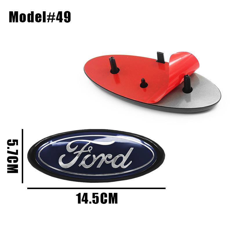 

1Pc 14.5cm Car Emblem Front Head Hood Bonnet Logo Rear Trunk Badge Sticker For Ford Mondeo Focus Fusion MK2 MK4 F150 F250 Fiesta