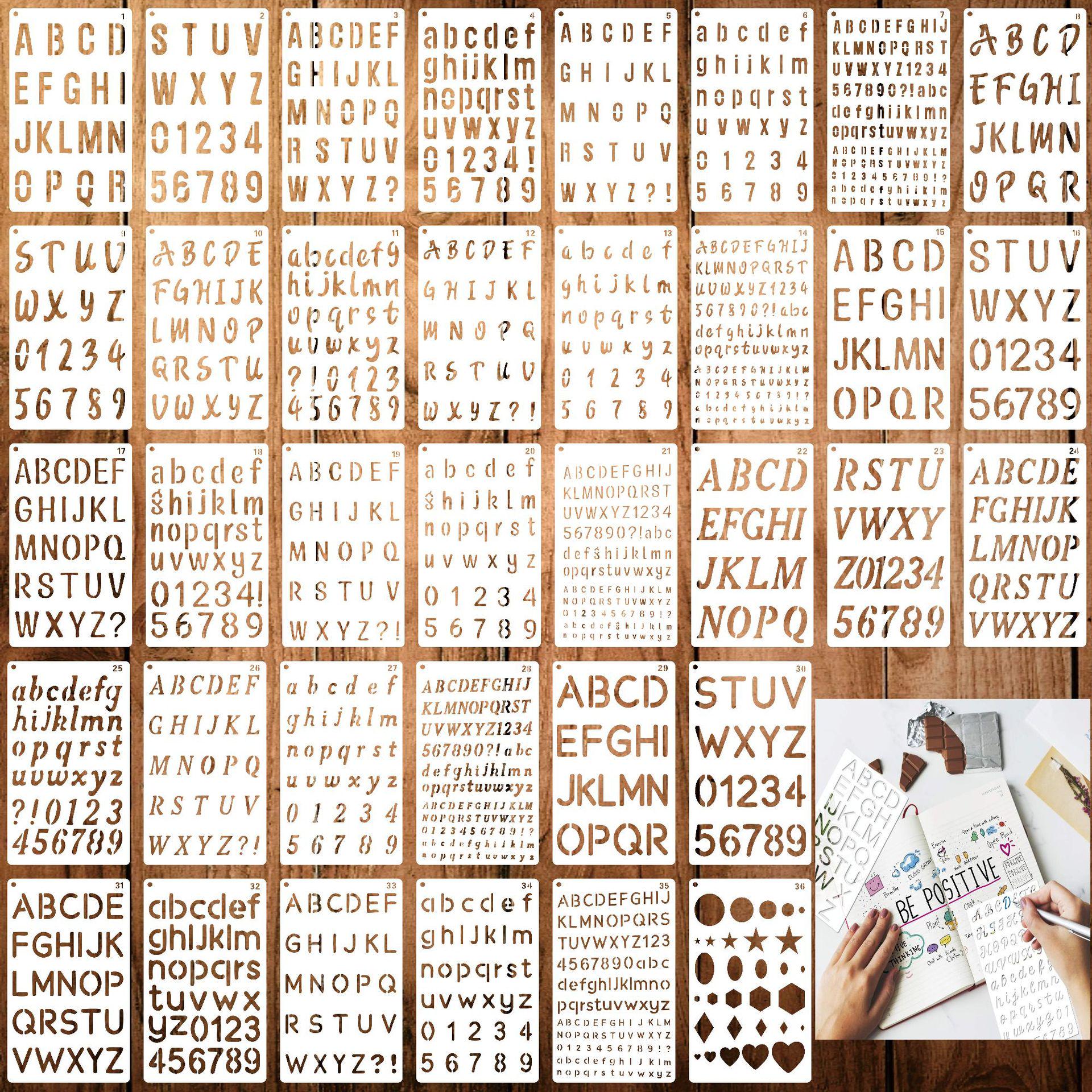 

Набор из 36 ретро-шаблонов для журнала и скрапбукинга - 4×7 дюймов, шаблоны для DIY-творчества