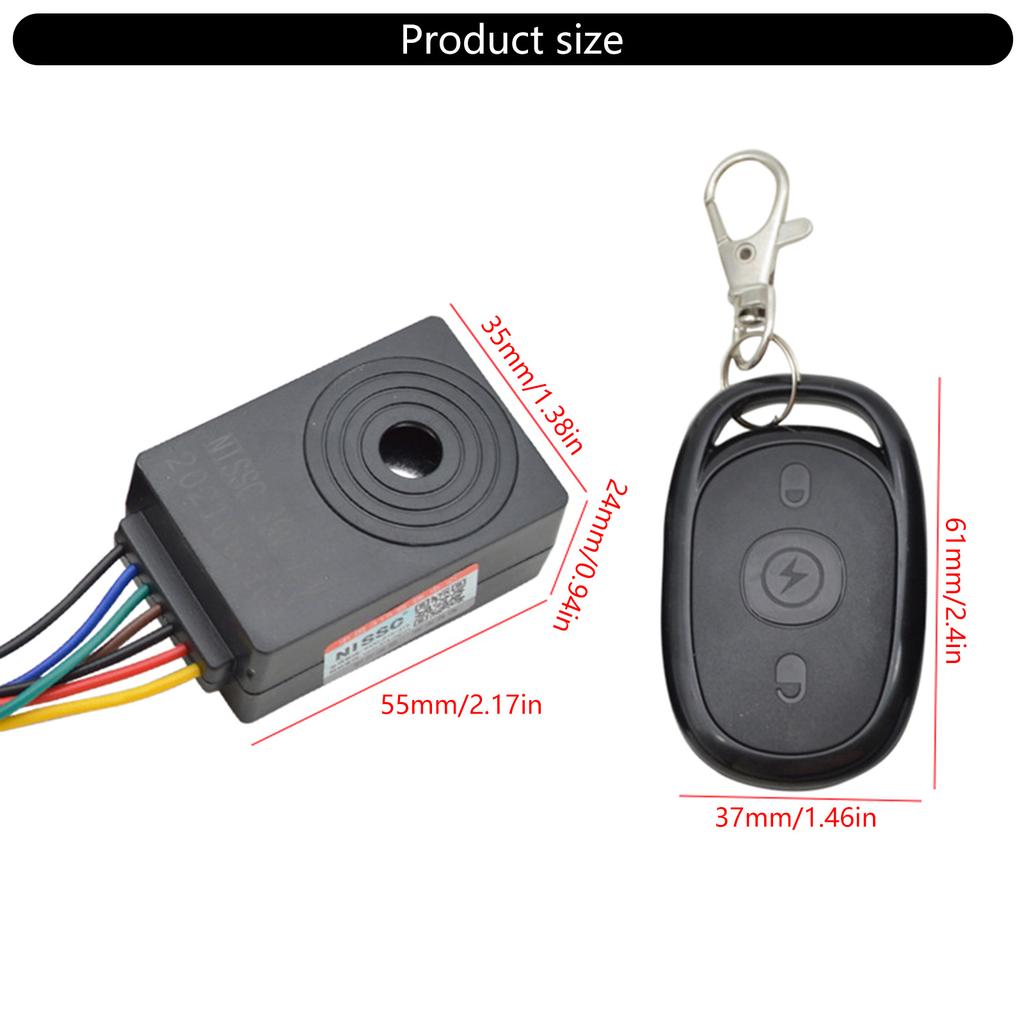 Upgrades Electric Bike Anti Theft Alarm System with Smartphone Monitoring & High Decibel Alert for Enhances Security