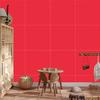 Dots wallpaper, red background, red center, 50x1000