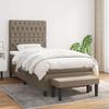 Maison Exclusive - Lattenrost mit Matratze Taupe 100x200 cm Stoff