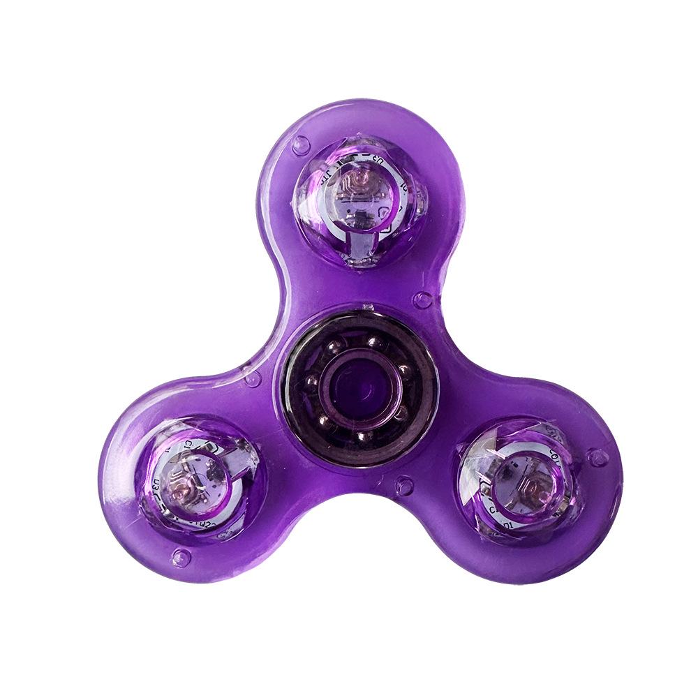 LED Colorful Crystal Fidget Spinner - Eco-friendly & Educational