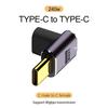 8K 60Hz  USB 4.0 PD 240WCharger Connector for Macbook 40Gbps High Speed USB C OTG U-Shape Straight Angle Male To Female Adapter