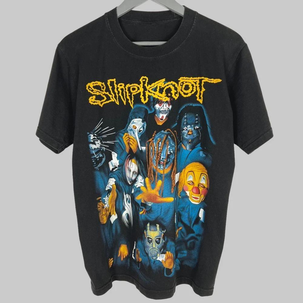 Slipknot ‘International Infection’ Band Black Unisex Tshirt Reprint S-5XL KH6869 XL