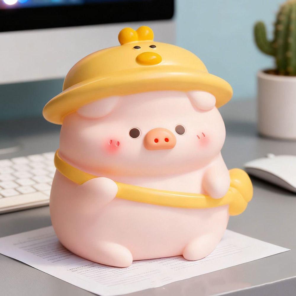 Resistant Fall Cute Piggy Bank Large Capacity Money Boxes Cartoon Pig Money Box Home Decoration