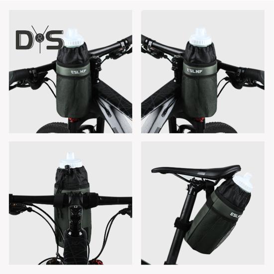 Bicycle Water Bottle Bag Adjustable Drawstring Waterproof Thermal Road Mountain Bicycle Drinking Bottle Storage Pouch Cycling Bike Accessories