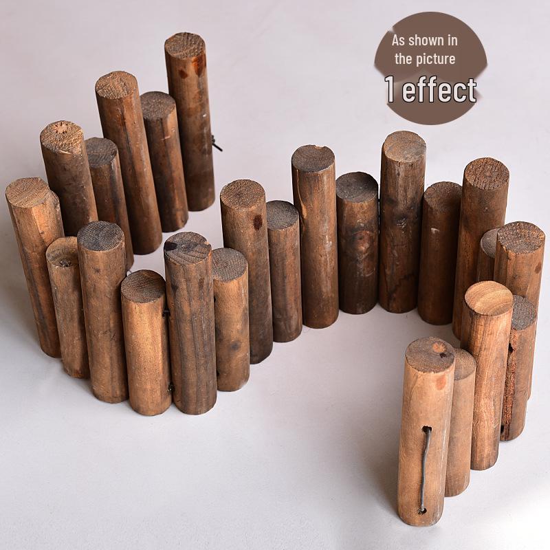 Korrosionsbeständiger Holzzaun: Vielseitig für Innen-/Außendekoration und Gartengeländer