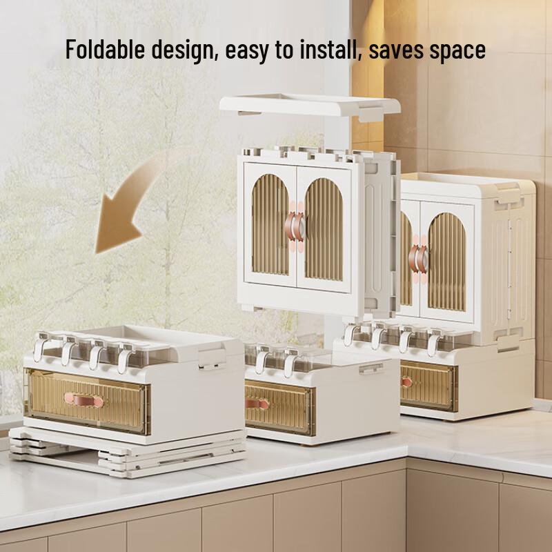 Multi-functional Kitchen Countertop Storage Rack