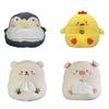 Plush Vehicle Tissue Dispenser Storage Holder Organizer No Tools Installation Multifunctional Auto Interior Decoration