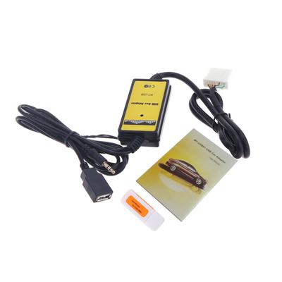 Auto USB Adapter MP3 Audio Interface AUX Datakabel Verbindt Virtuele CD-wisselaar voor Mazda
