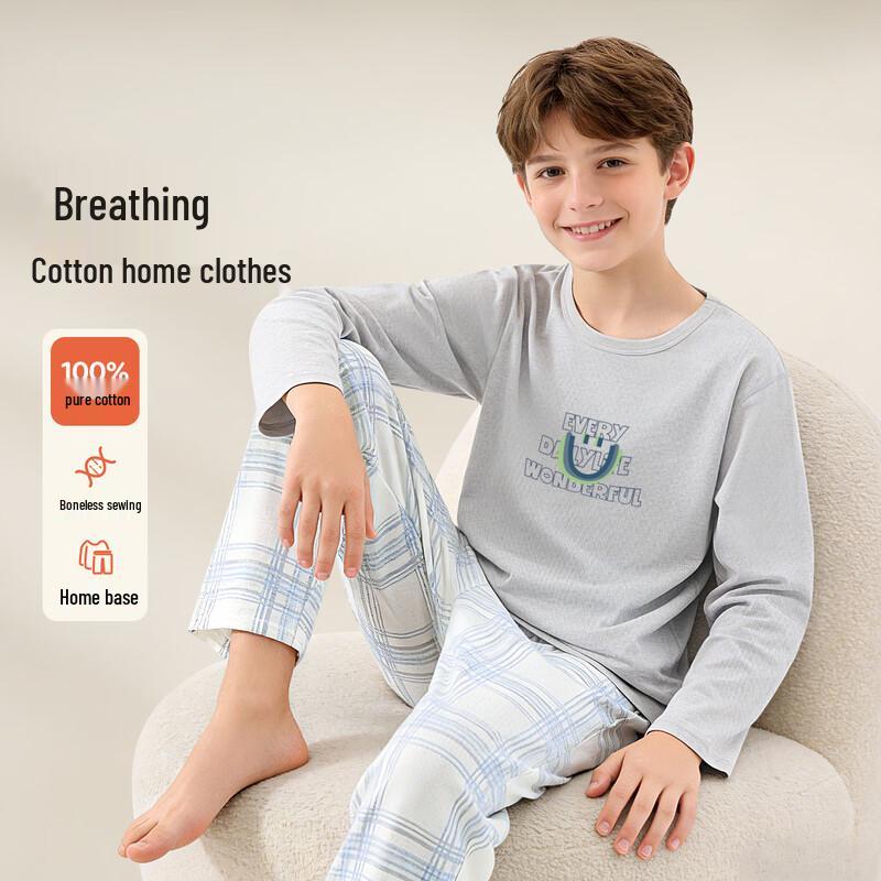 Детский комплект пижамы с длинным рукавом Yiershuang 160