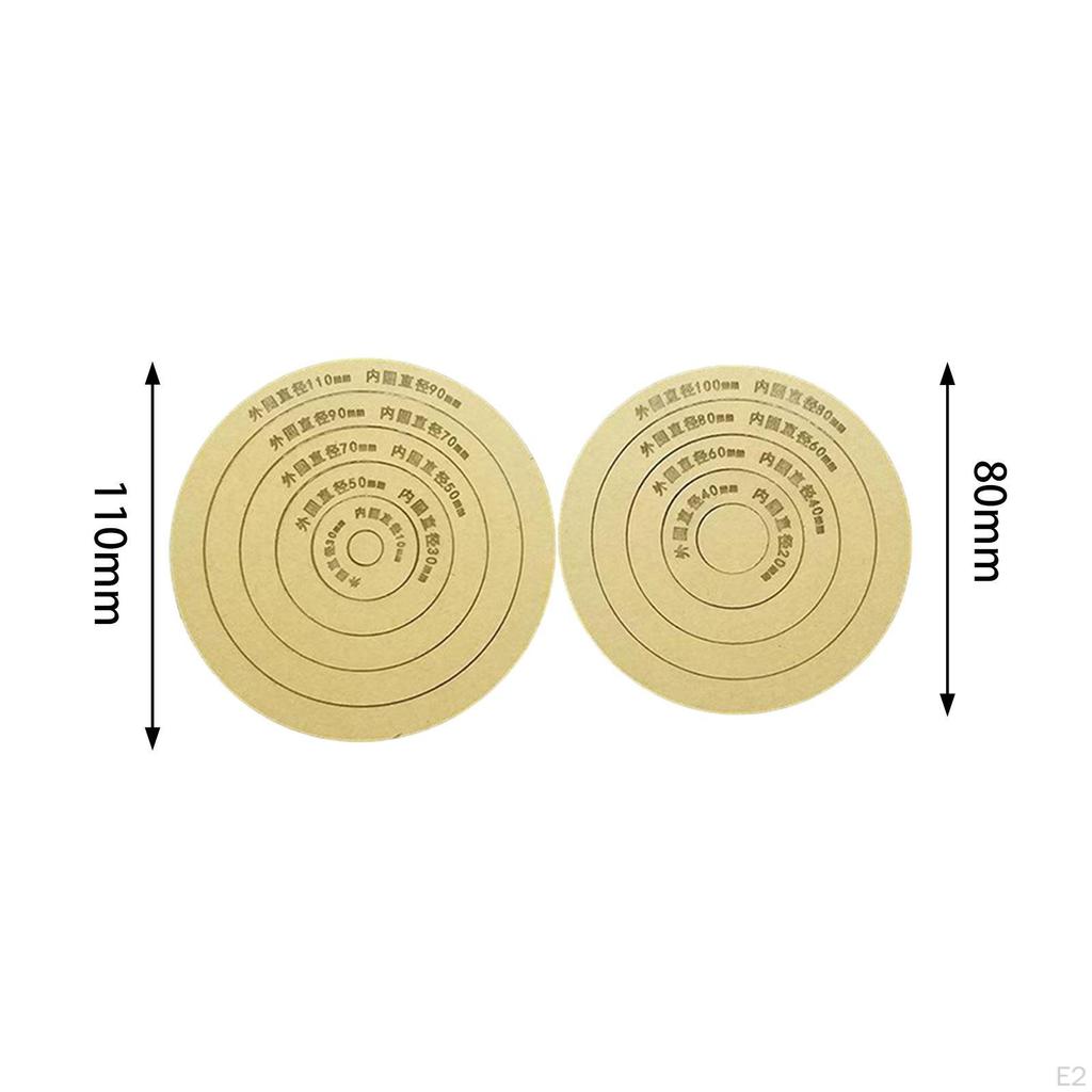 2 Pieces Quilting Templates Fabric Art Patchwork Tool