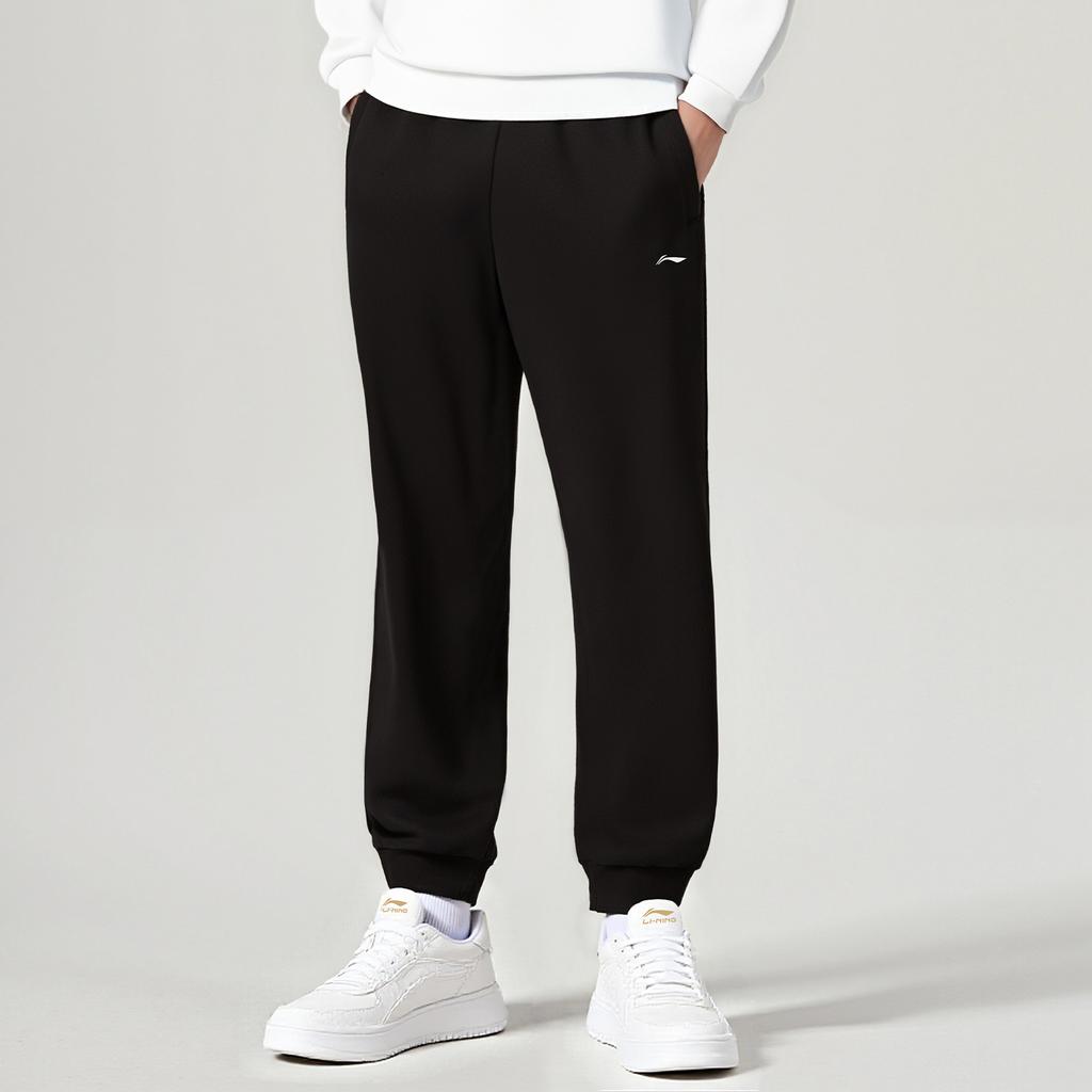 Li-Ning Casual Simple Fashion Versatile Commuting Straight Leg Jogger Pants Unisex Pants AKLVD67-1