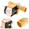 DC12V Normally Closed Solenoid for Valve Water Control Electric Pulse Solenoid for Valve for Solar Water Heater 1/2" Mal