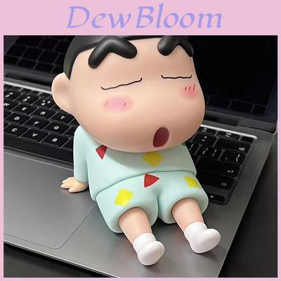 Crayon Shinchan Phone Stand Cute Desk Organizer With Resin Material For Home And Office